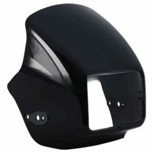 Head Light Visor/mask-hero Splendor Pro (new Graphics) Black (silver Stk)
