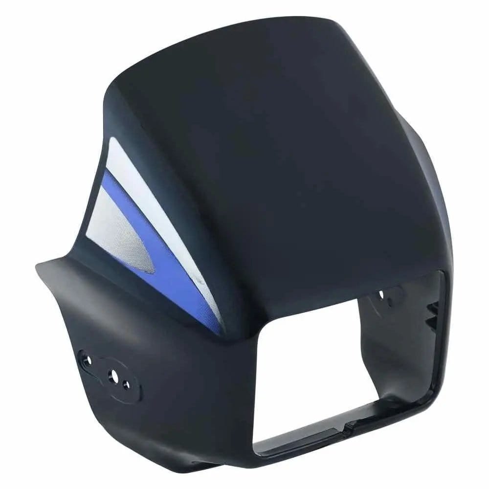 Head Light Visor/mask-hero Splendor /splendor Plus Latest Black (blue Stk)
