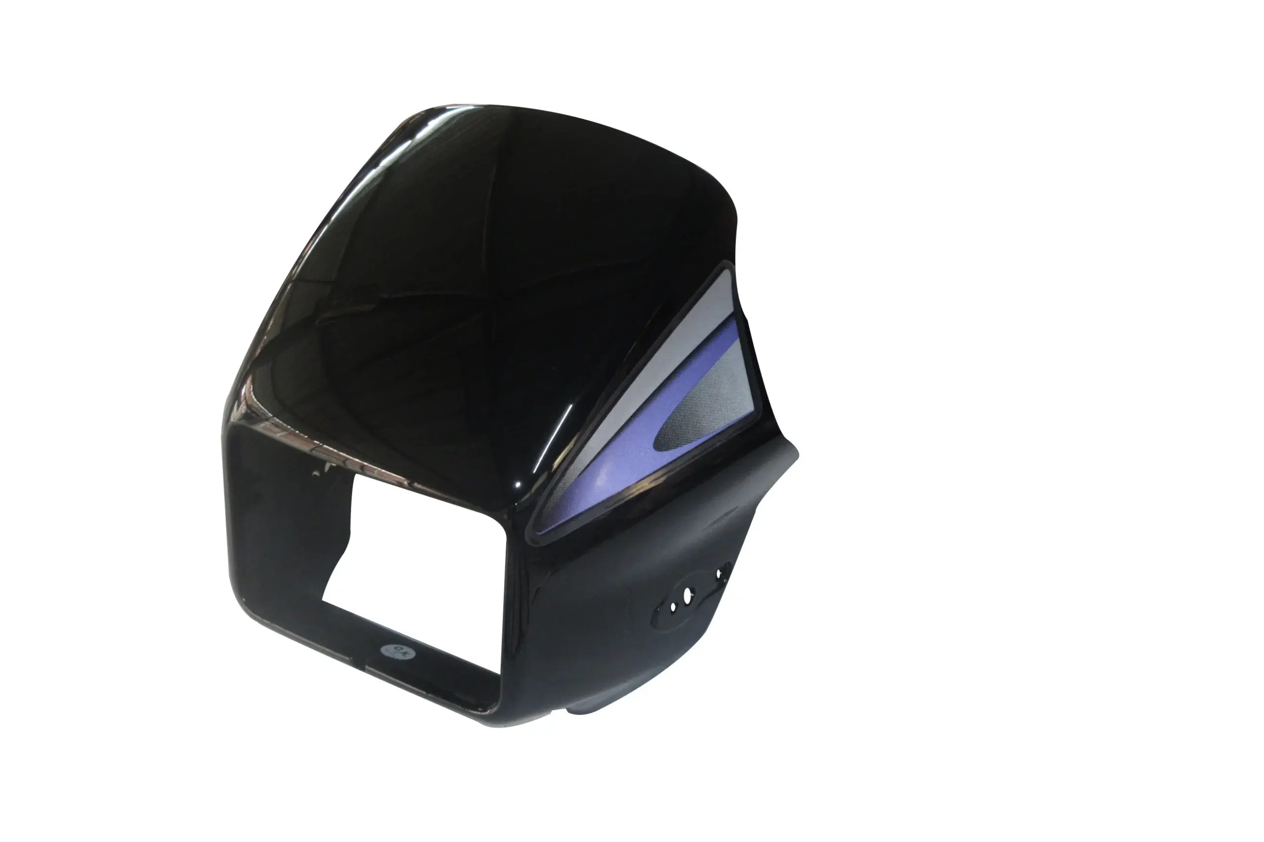 Head Light Visor/mask-hero Splendor /splendor Plus Latest Black (purple Stk)