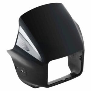 Head Light Visor/mask-hero Splendor /splendor Plus Latest Black (silver Stk)