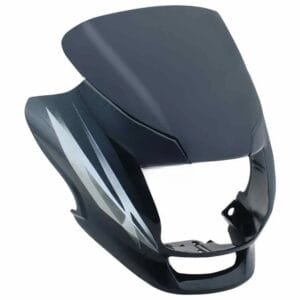 Head Light Visor/mask-hero Super Splendor Latest (type 2) Black (grey Stk)