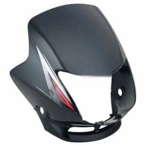 Head Light Visor/mask-honda Cb Shine Black (red Stk)