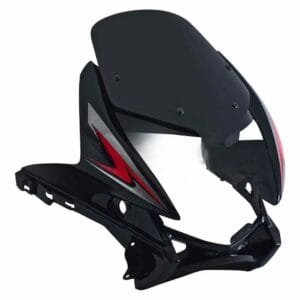 Head Light Visor/mask-honda Stunner Black (grey Stk)
