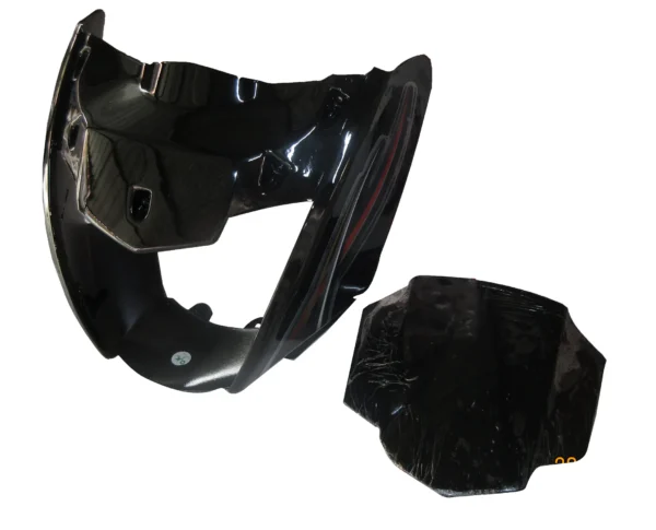 Head Light Visor/mask-mahindra Centuro Black