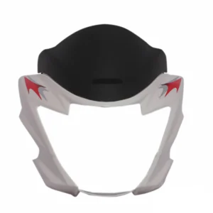 Head Light Visor/mask-suzuki Hayate White
