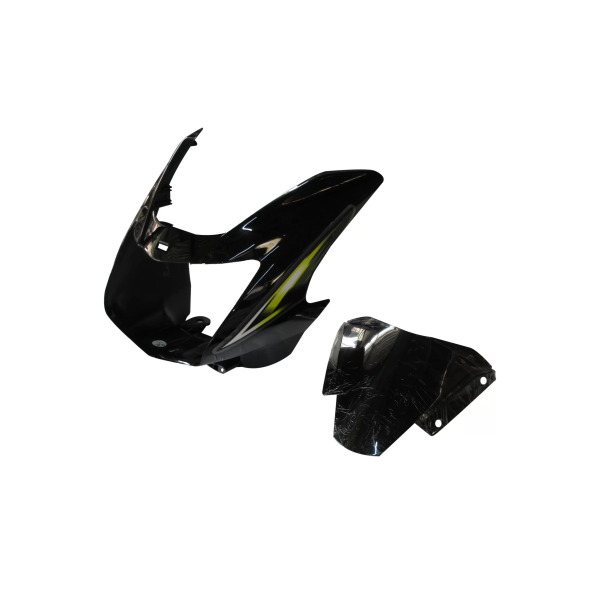 Head Light Visor/mask-tvs Star Cvti 110 Cc N/m Black (green Stk)