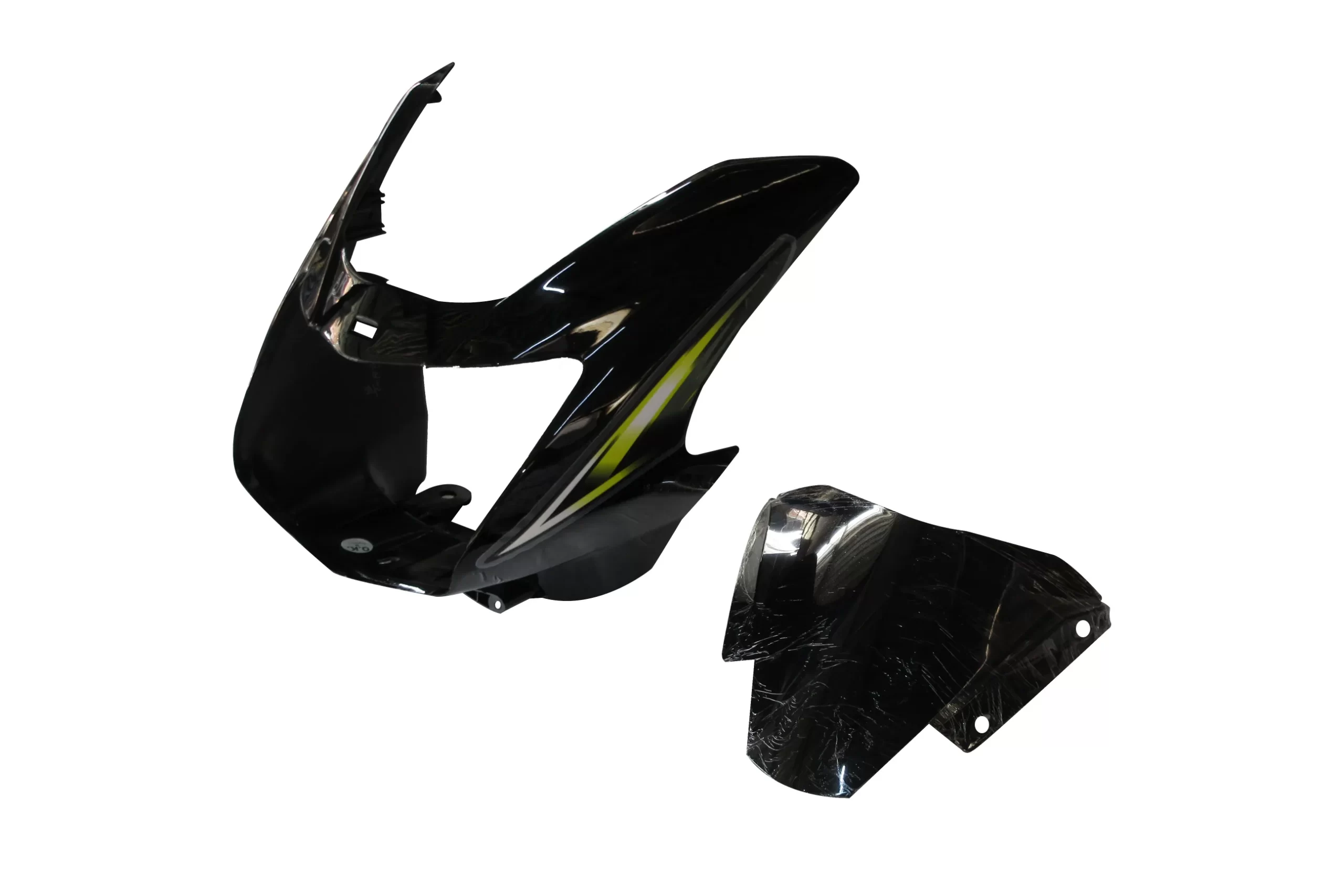 Head Light Visor/mask-tvs Star Cvti 110 Cc N/m Black (green Stk)