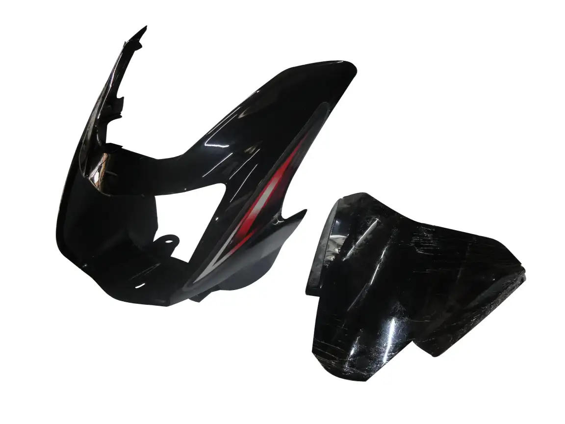 Head Light Visor/mask-tvs Star Cvti 110 Cc N/m Black (red Stk)