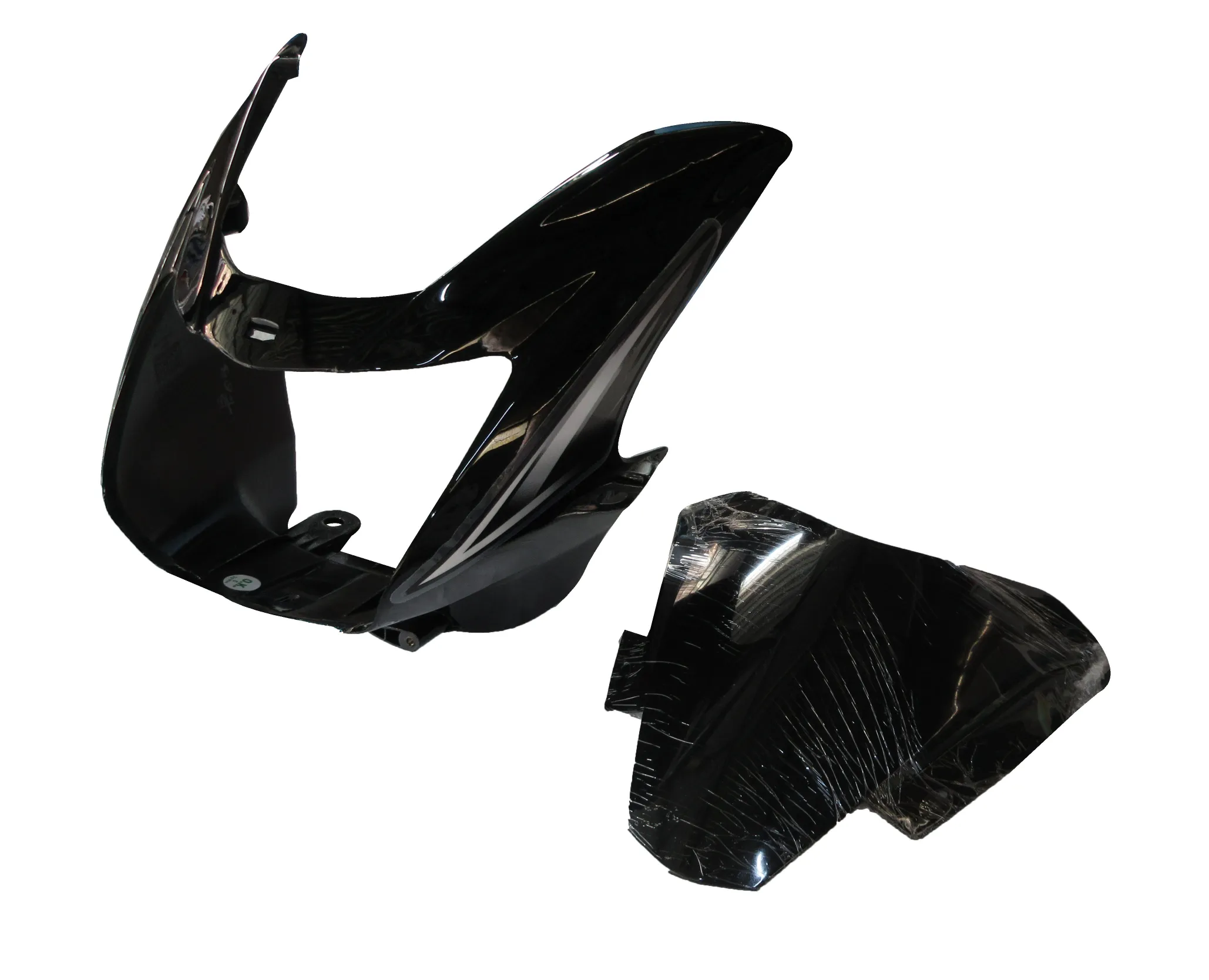 Head Light Visor/mask-tvs Star Cvti 110 Cc N/m Black (silver Stk)