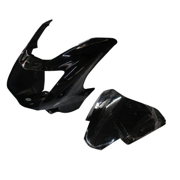 Head Light Visor/mask-tvs Star Cvti 110cc (horse Type) Black (grey Stk)