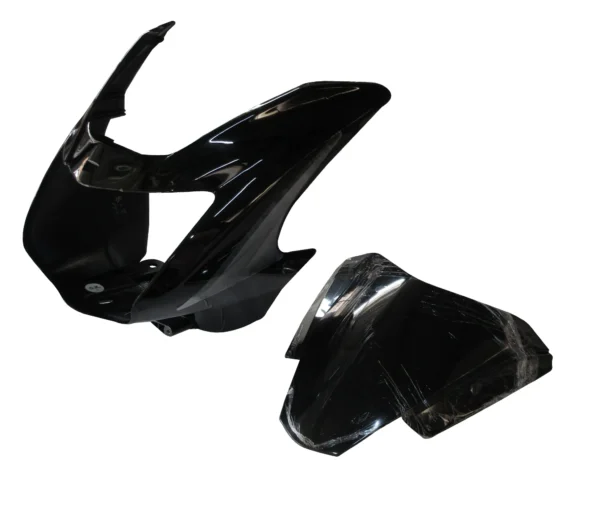 Head Light Visor/mask-tvs Star Cvti 110cc (horse Type) Black (grey Stk)