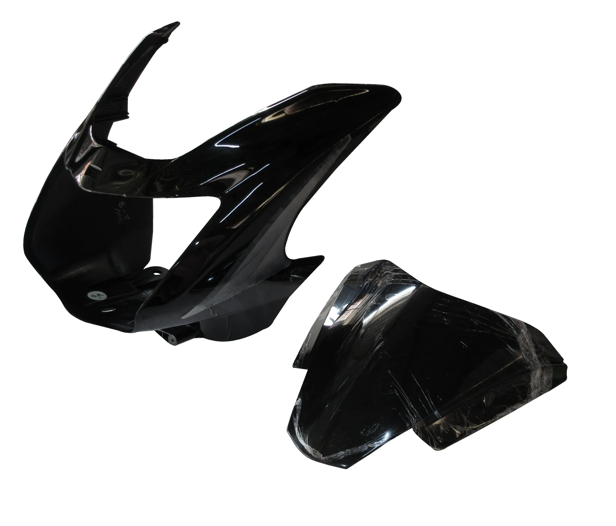 Head Light Visor/mask-tvs Star Cvti 110cc (horse Type) Black (grey Stk)