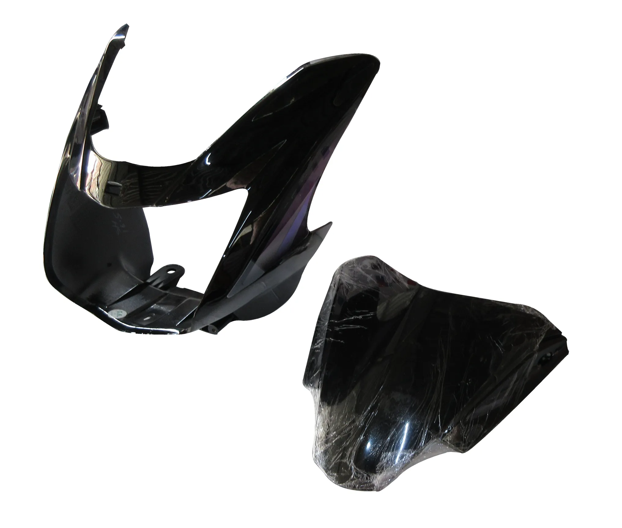 Head Light Visor/mask-tvs Star Cvti 110cc (horse Type) Black (purple Stk)