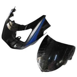 Head Light Visor/mask-tvs Star Cvti 110cc Latest (type-3) Black (blue Stk)