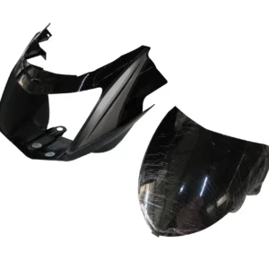 Head Light Visor/mask-tvs Star Cvti 110cc Latest (type-3) Black (silver Stk)