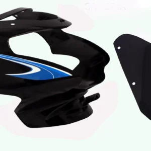 Head Light Visor/mask-tvs Star Sport N/m Black (blue Stk)
