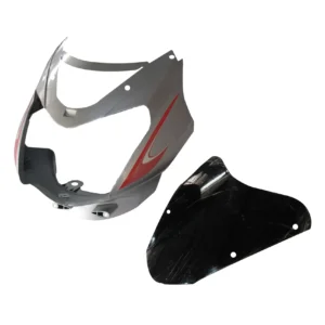 Head Light Visor/mask-tvs Star Sport N/m Silver