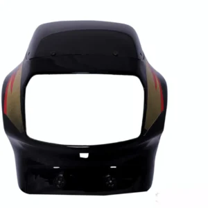 Head Light Visor/mask-tvs Victor Gl Black