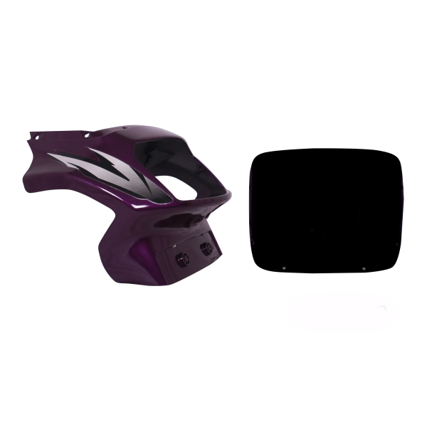 Head Light Visor/mask-tvs Victor Gl N/m Purple