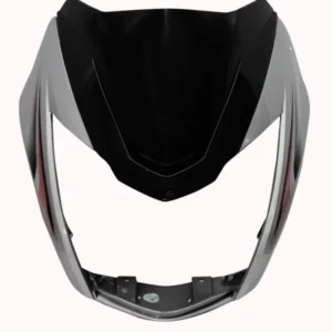 Head Light Visor/mask-tvs Victor N/m Silver