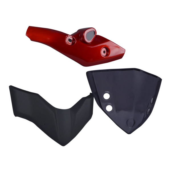 Head Light Visor/mask-yamaha Fz Red
