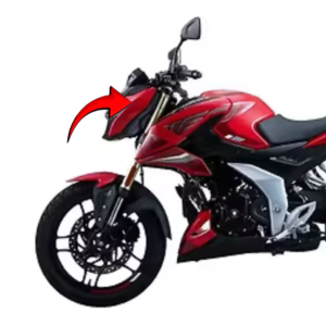 Headlamp Fairing Front Left Side Gloss Red Decall For Bajaj Pulsar N250 | Pulsar N160