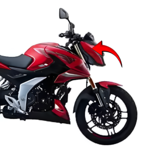 Headlamp Fairing Front Right Side Gloss Red Decall For Bajaj Pulsar N250 | Pulsar N160