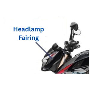 Headlamp Fairing Right Side Brooklyn Black For Bajaj Pulsar NS400Z
