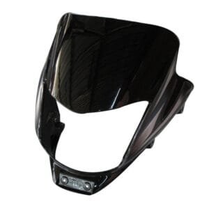 Headlight Visor Fit For Bajaj Platina 100 Bs6 Black**