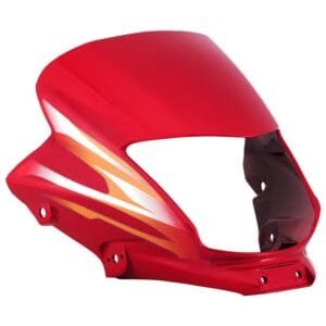 Headlight Visor Fit For Bajaj Platina 100 Bs6 Candy Blazing Red**