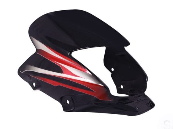 Headlight Visor Fit For Bajaj Platina 100 Es Black(red Sticker)