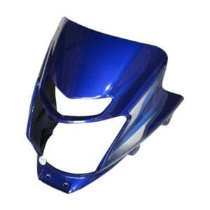 Headlight Visor Fit For Bajaj Platina 110 2019 Black (blue Sticker)