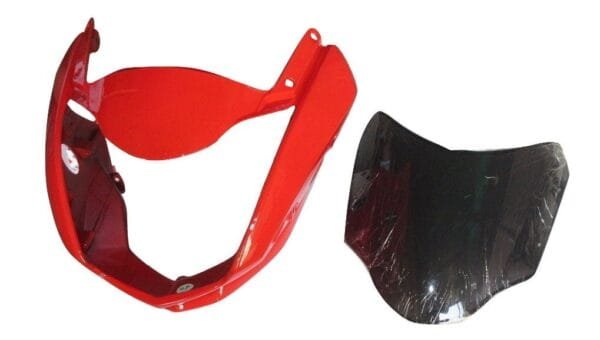 Headlight Visor Fit For Hero Cbz Xtreme New Model Type-3 Sports Red