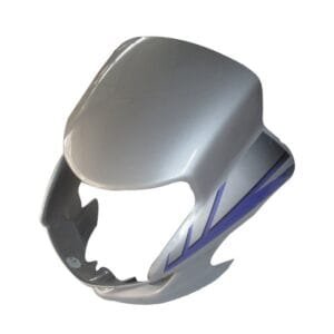 Headlight Visor Fit For Hero Cd-deluxe New Model (self Start) Cloud Silver(blue Sticker)