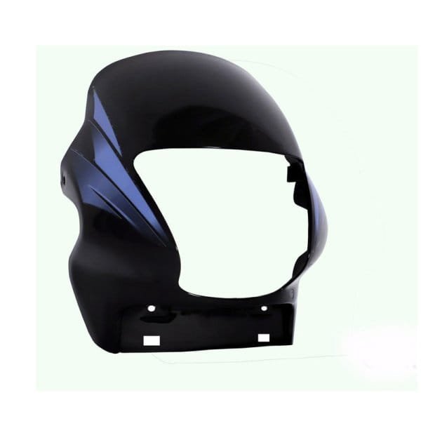 Headlight Visor Fit For Hero Passion Plus New Model Black (blue Sticker)