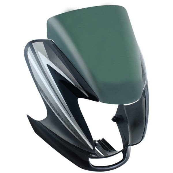 Headlight Visor Fit For Hero Passion Pro Digital Black (grey Sticker)