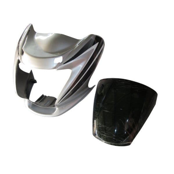 Headlight Visor Fit For Hero Passion Pro Digital Force Silver (bp)