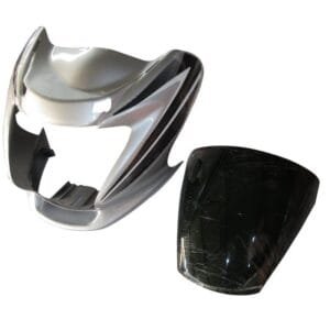 Headlight Visor Fit For Hero Passion Pro Digital Force Silver (bp)