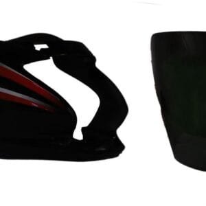 Headlight Visor Fit For Hero Passion Pro Type-4 Black