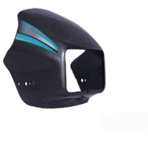 Headlight Visor Fit For Hero Splendor Plus Ibs 2018 Heavy Grey (green Sticker)