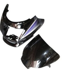 Headlight Visor Fit For Hero Super Splendor I3s Black /purple