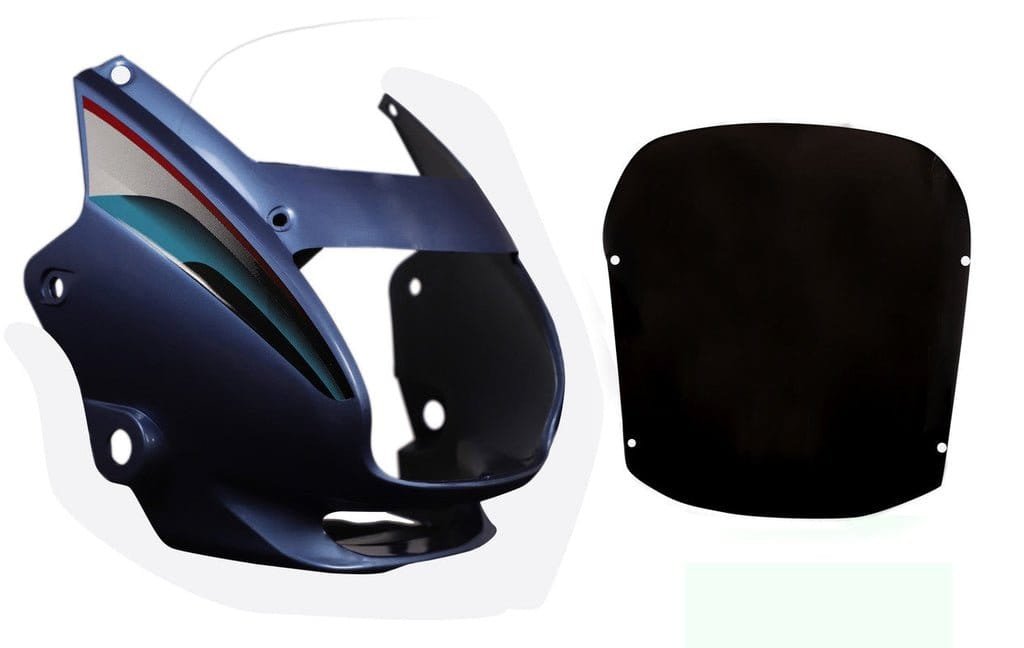 Headlight Visor Fit For Hero Super Splendor Sky Forest Blue (w/sticker)