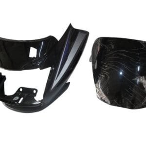 Headlight Visor Fit For Hero Super Splendor T-5 Black (purple Sticker)