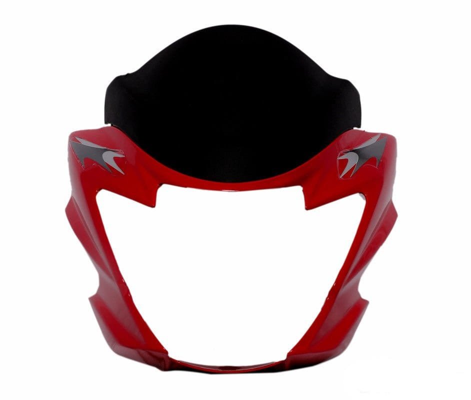 Headlight Visor Fit For Suzuki Hayate With Glass Meera Red