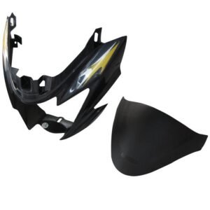 Headlight Visor Fit For Suzuki Hayate With Glass Monsoon Grey