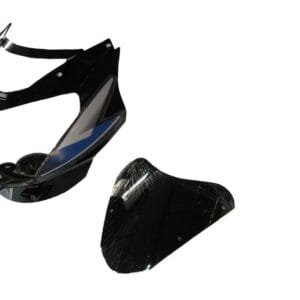 Headlight Visor Fit For Tvs Star Sport Old Model Black (blue Sticker)