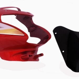 Headlight Visor Fit For Tvs Star Sport Old Model Flame Red