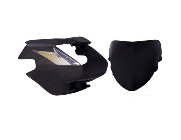 Headlight Visor Fit For Tvs Starcity+ Latest With Glass Black