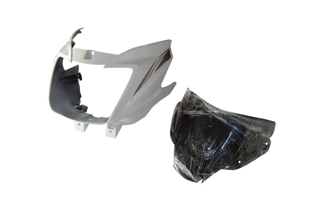 Headlight Visor Fit For Tvs Starcity+ Spotlight White