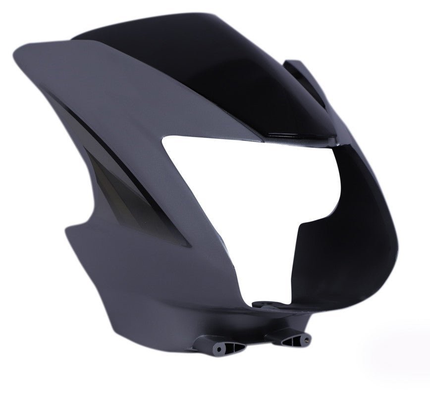Headlight Visor Fit For Tvs Starcvti 110 Cc (horse Type) Force Silver